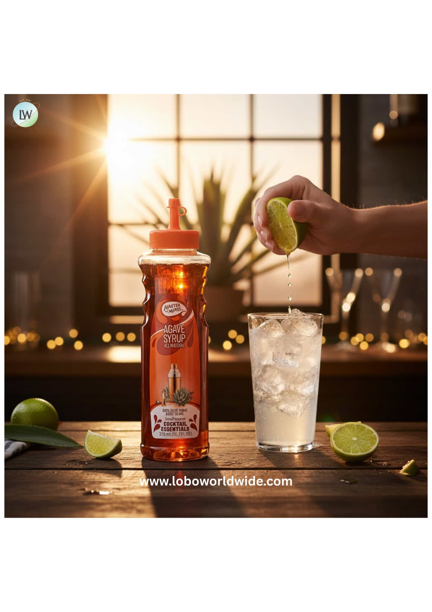 Master of Mixes Agave Syrup 375 mL