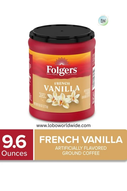 Folgers Ground Coffee, Medium Roast, 9.6 oz Canister