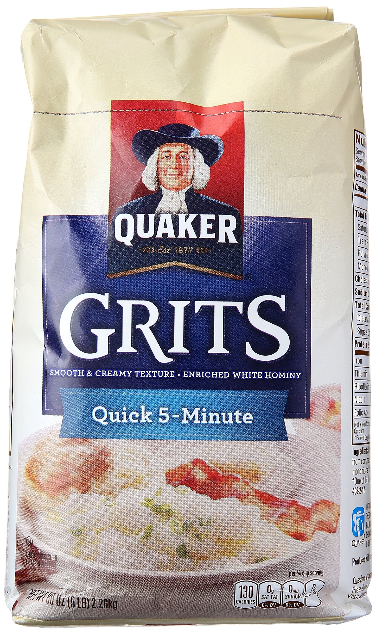 Quaker Quick 5-Minute Grits 5 lb