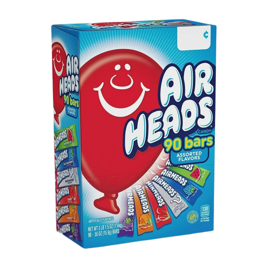 Air Heads Chewy Fruit Candy 1.40 Kg. (90 ct.)