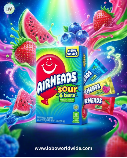 Airheads Sour Assorted 5 Piece Packs