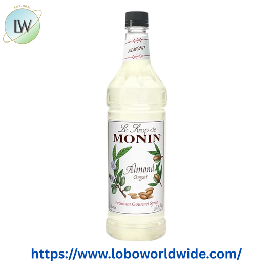 Monin Premium Almond (Orgeat) Flavoring Syrup 1 Liter