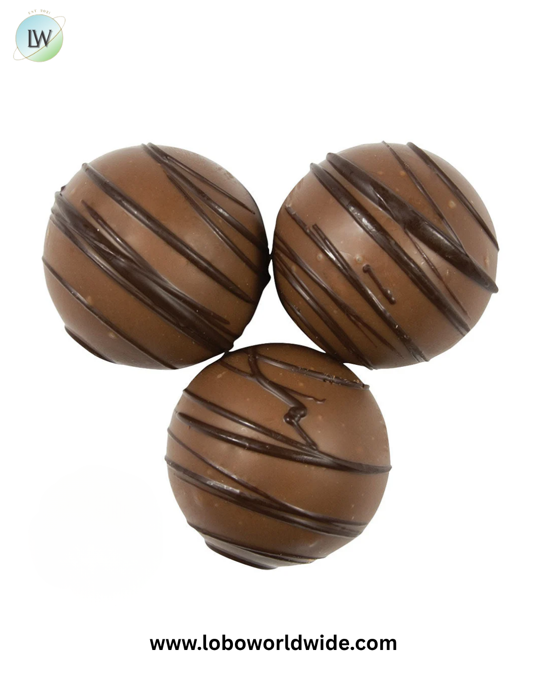 Amaretto Dessert Truffles Milk Chocolate Birnn - 24ct