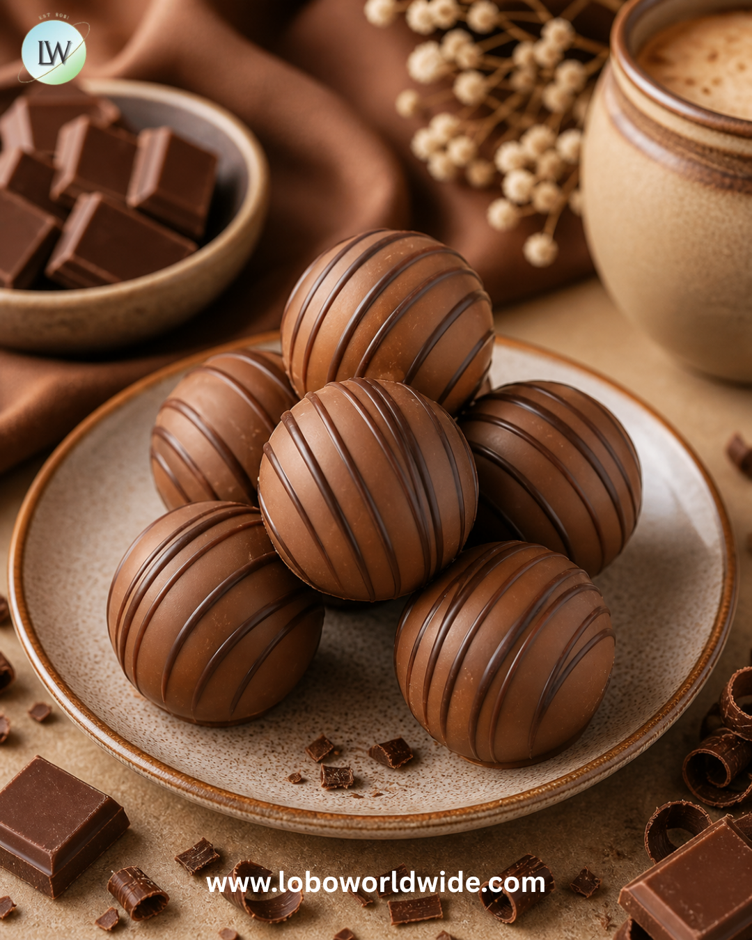 Dessert Truffles Birnn Milk Chocolate - 24ct