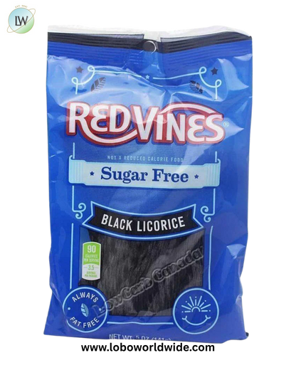 American Licorice Sugar Free Black Licorice Vines, 1 bag (5 oz)