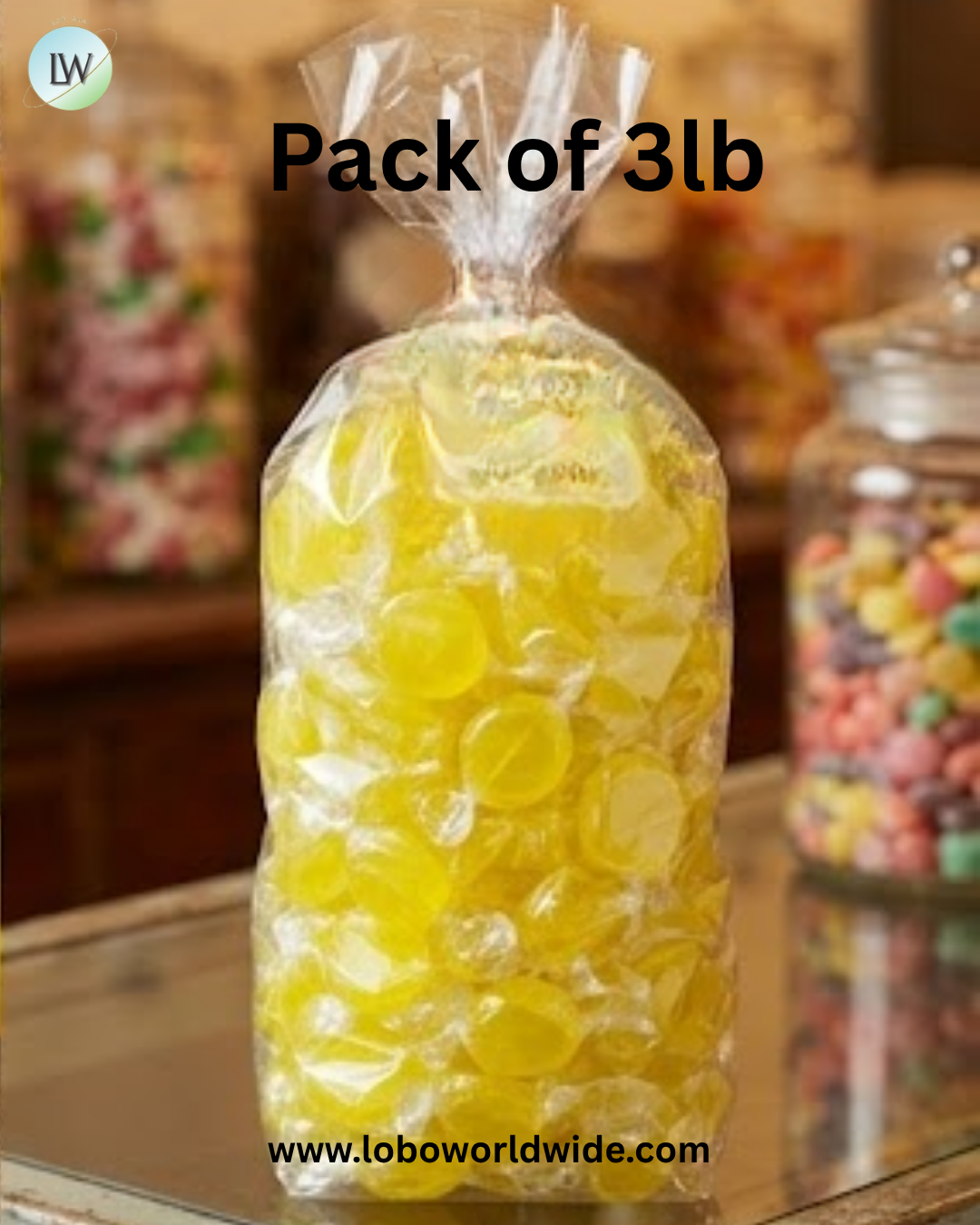 Arcor Sugar Free Lemon Hard Candy