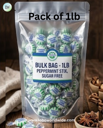 Arcor Sugar Free Spearmint Hard Candy