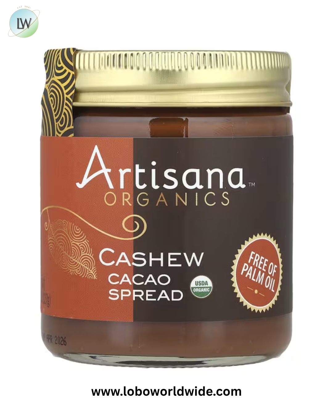 Artisana, Organics, Cacao Spread, 8 oz (227 g)