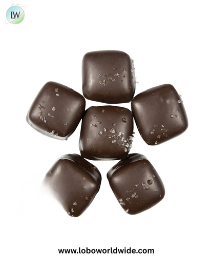 Asher's Dark Chocolate With Sea Salt Vanilla Caramels - 6lb