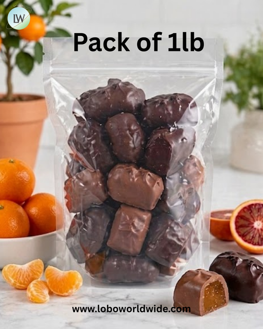 Ashers Dark Chocolate Sugar Free Orange Jelly Candy