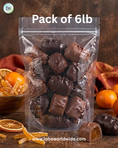 Ashers Dark Chocolate Sugar Free Orange Jelly Candy