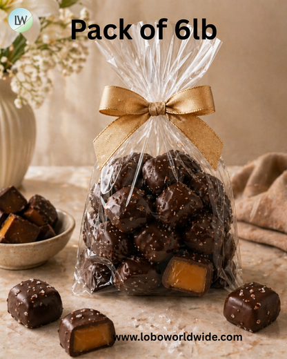 Ashers Sugar Free Dark Chocolate Vanilla Caramels With Sea Salt