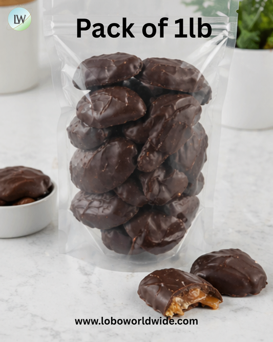 Ashers Sugar Free Dark Chocolate Cashew Caramel Patties