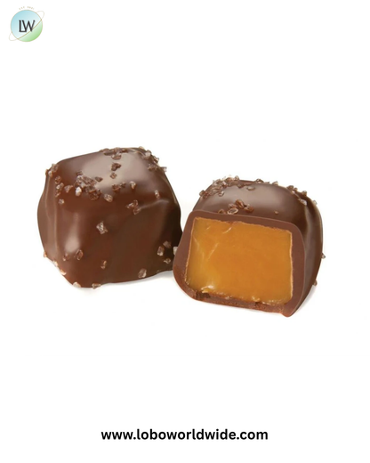 Ashers Sugar Free Dark Chocolate Vanilla Caramels With Sea Salt