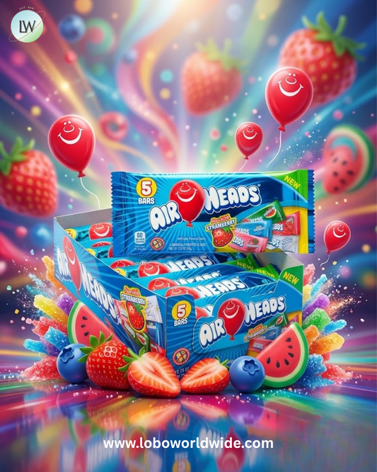 Assorted 5-Piece Airheads 2.75oz - 18ct