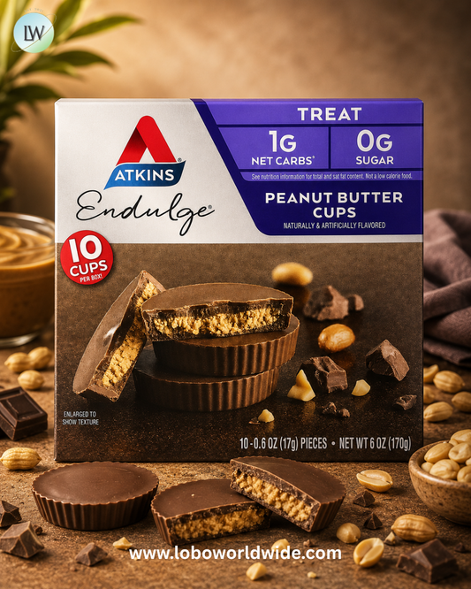 Atkins, Endulge™,Treat, Peanut Butter Cups, 10 Cups, 0.6 oz (17 g) Each