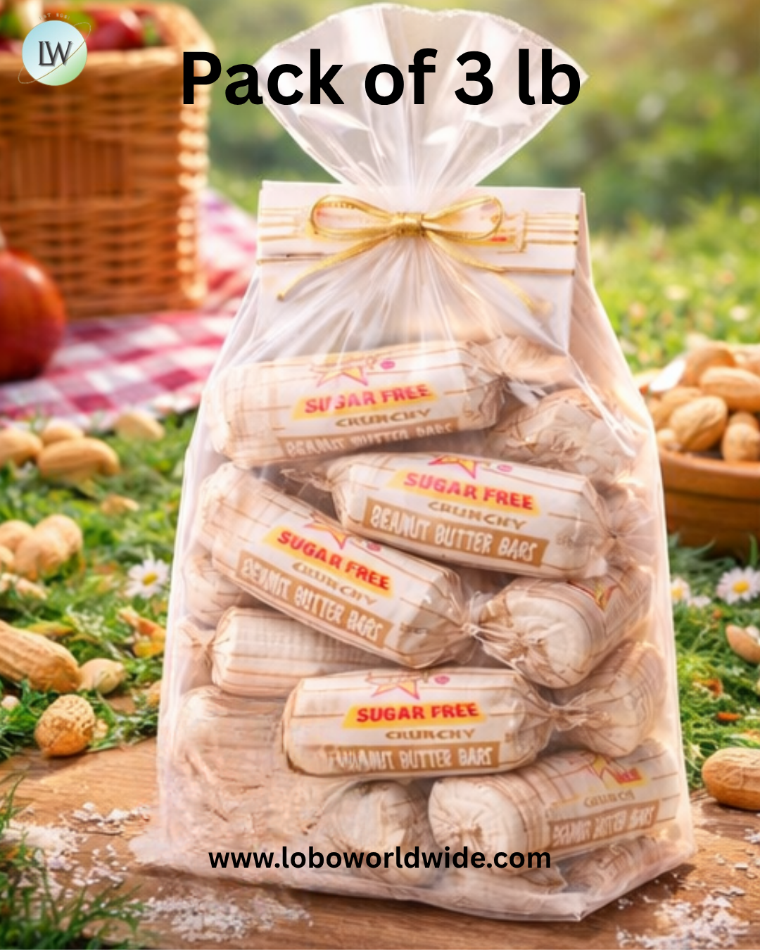 Atkinson Peanut Butter Bars Sugar Free