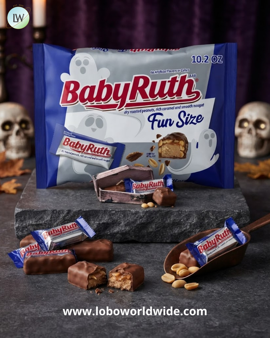 Baby Ruth Halloween Candy Bars Fun Size, 10.2 oz.