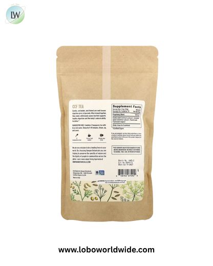 Banyan Botanicals, CCF Tea, Caffeine Free, 0.5 lb (227 g)