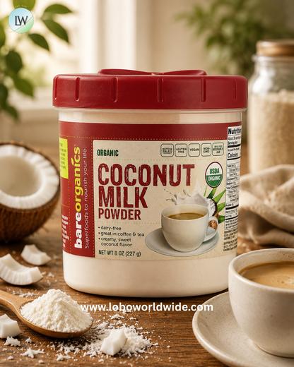 BareOrganics, Organic Coconut Milk Powder, 8 oz (227 g)
