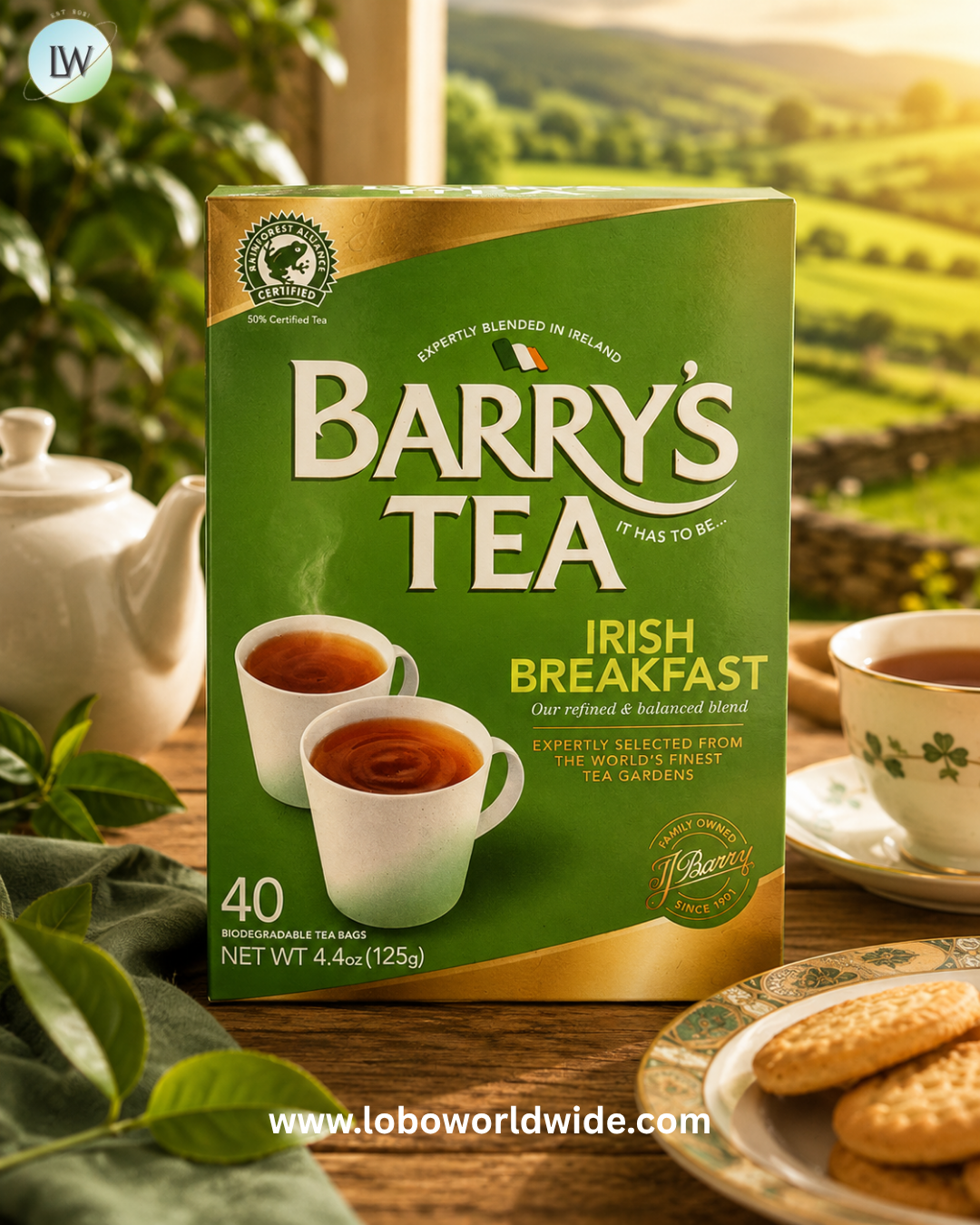 Barry's Tea, 40 Tea Bags, 4.4 oz (125 g)