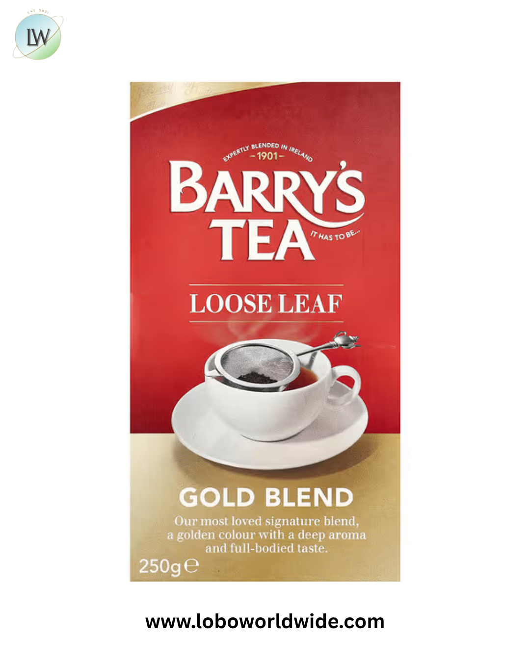 Barry's Tea, Loose Leaf, Gold Blend, 250 g