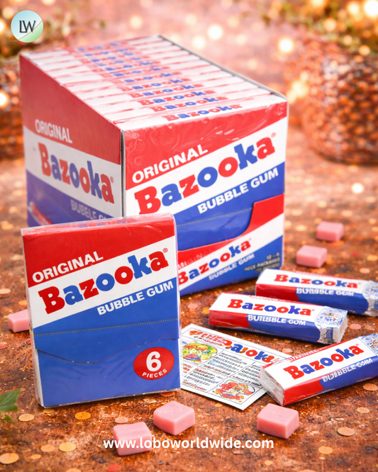 Bazooka Throwback Wallet Original 12 Pack
