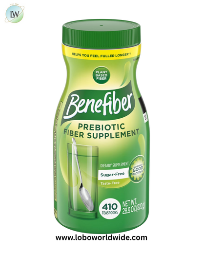 Benefiber Daily Prebiotic Fiber Supplement Powder, Unflavored, 28.9 oz.