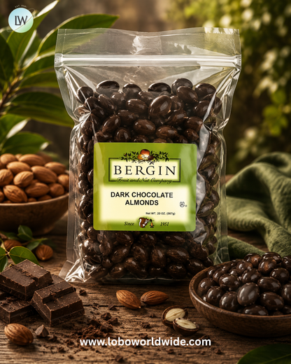 Bergin Fruit and Nut Company, Chocolate Almonds , 20 oz (567 g)