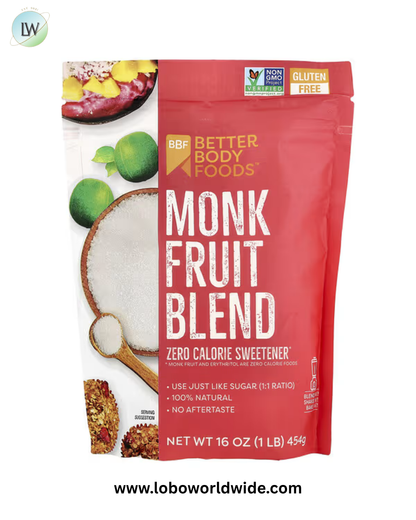 BetterBody Foods, Monk Fruit Blend, 1 lb (454 g)