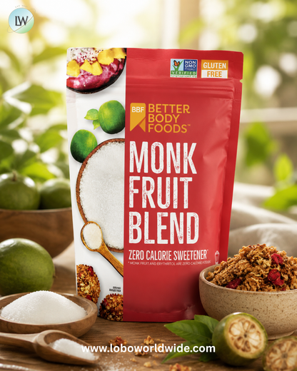 BetterBody Foods, Monk Fruit Blend, 1 lb (454 g)