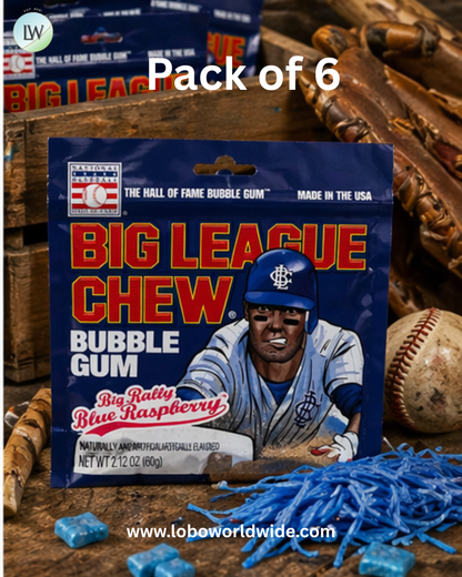 Big League Chew Big Rally Blue Raspberry