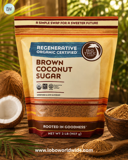 Big Tree Farms, Brown Coconut Sugar, 2 lbs (907 g)