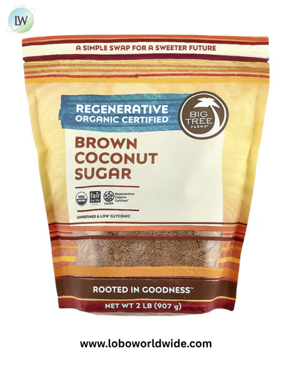 Big Tree Farms, Brown Coconut Sugar, 2 lbs (907 g)