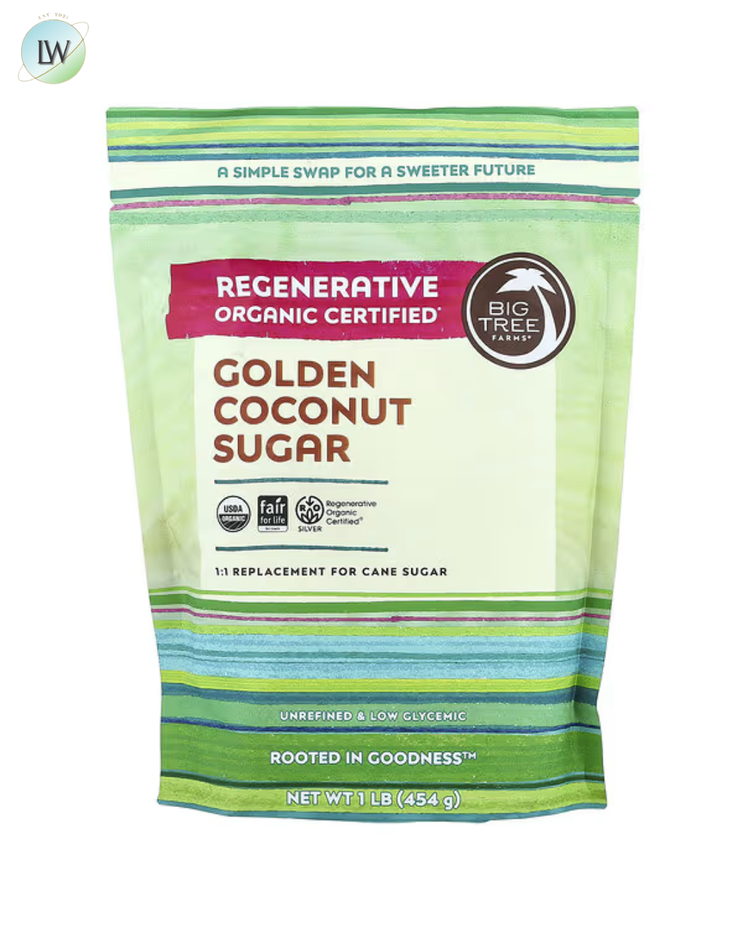 Big Tree Farms, Organic Coconut Sugar, 1 lb (454 g)