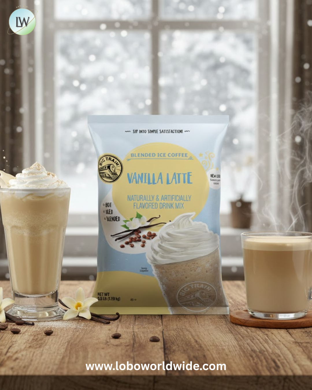 Big Train 3.5 lb. Ice Coffee Mix(various flavours)