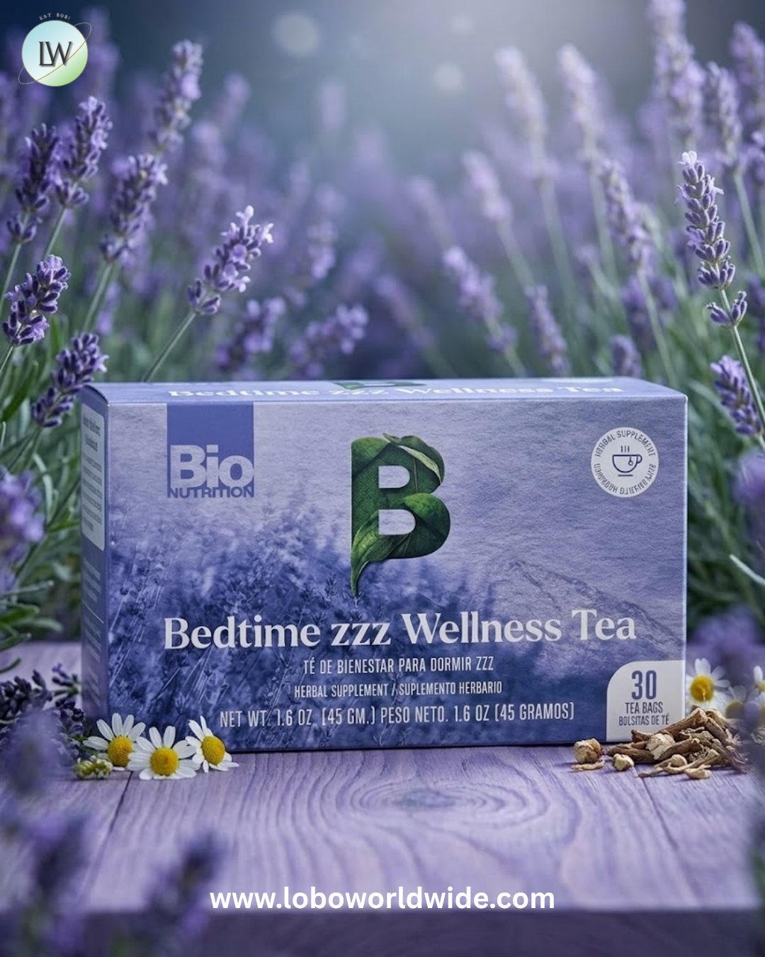 Bio Nutrition, Bedtime zzz Wellness Tea, Caffeine Free , 30 Tea Bags, 1.6 oz (45 g)