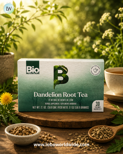 Bio Nutrition, Dandelion Root Tea, Caffeine Free, 30 Tea Bags, 2.1 oz (58.8 g)