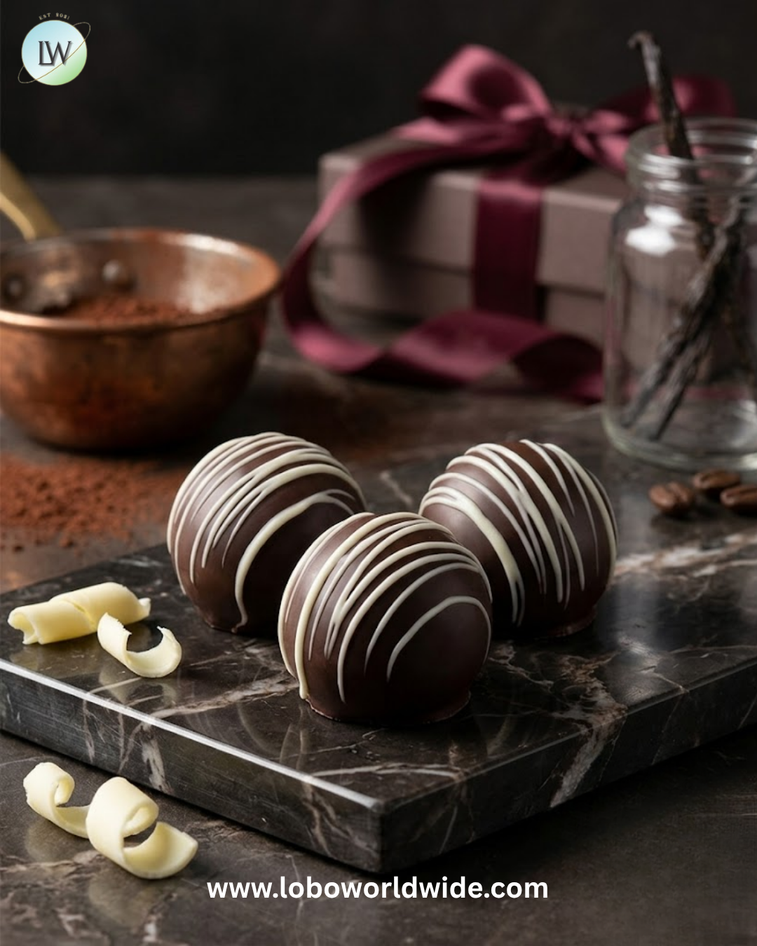 Dessert Birnn Truffles Dark Chocolate - 24ct