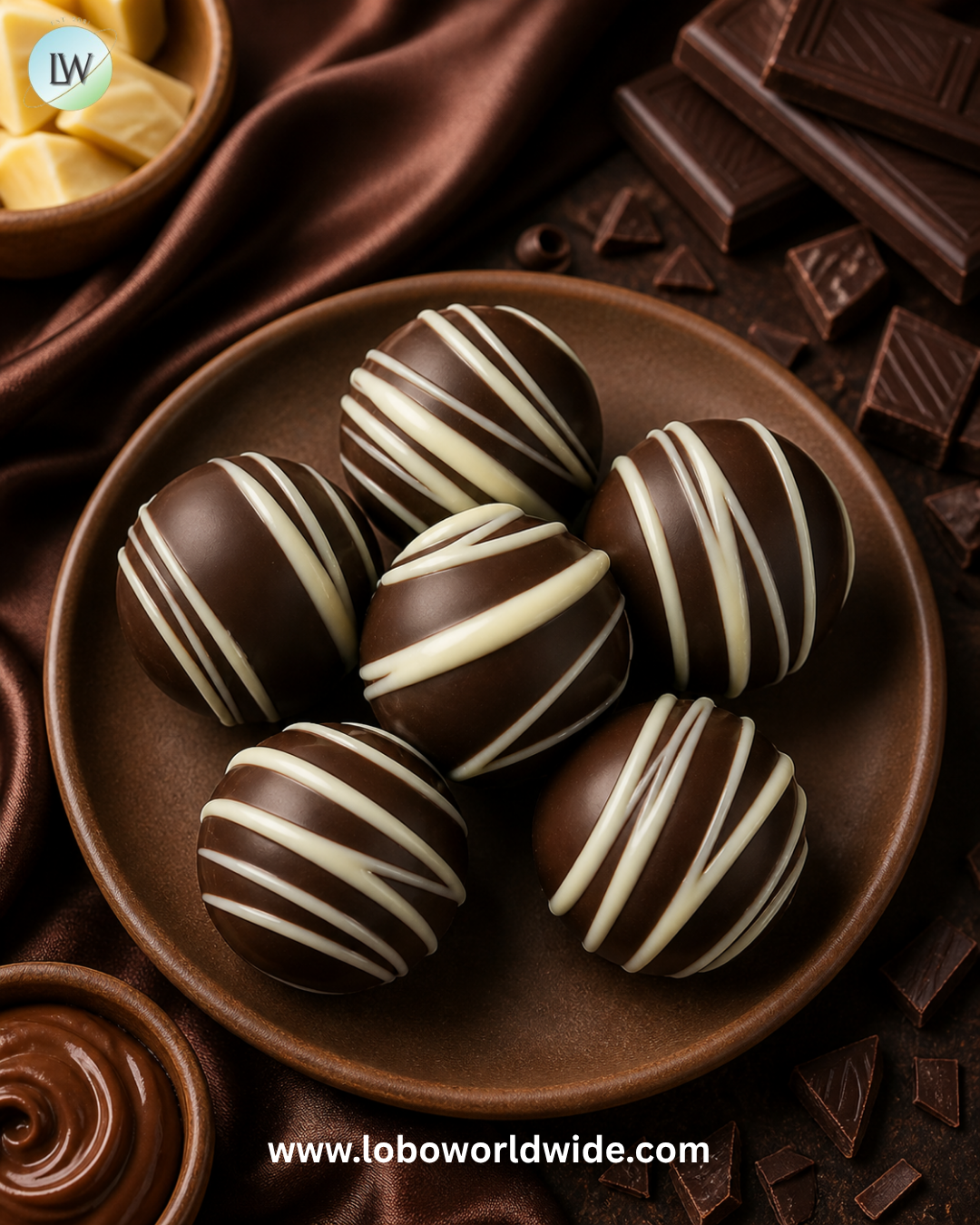 Birnn Dessert Truffles Dark Chocolate - 24ct