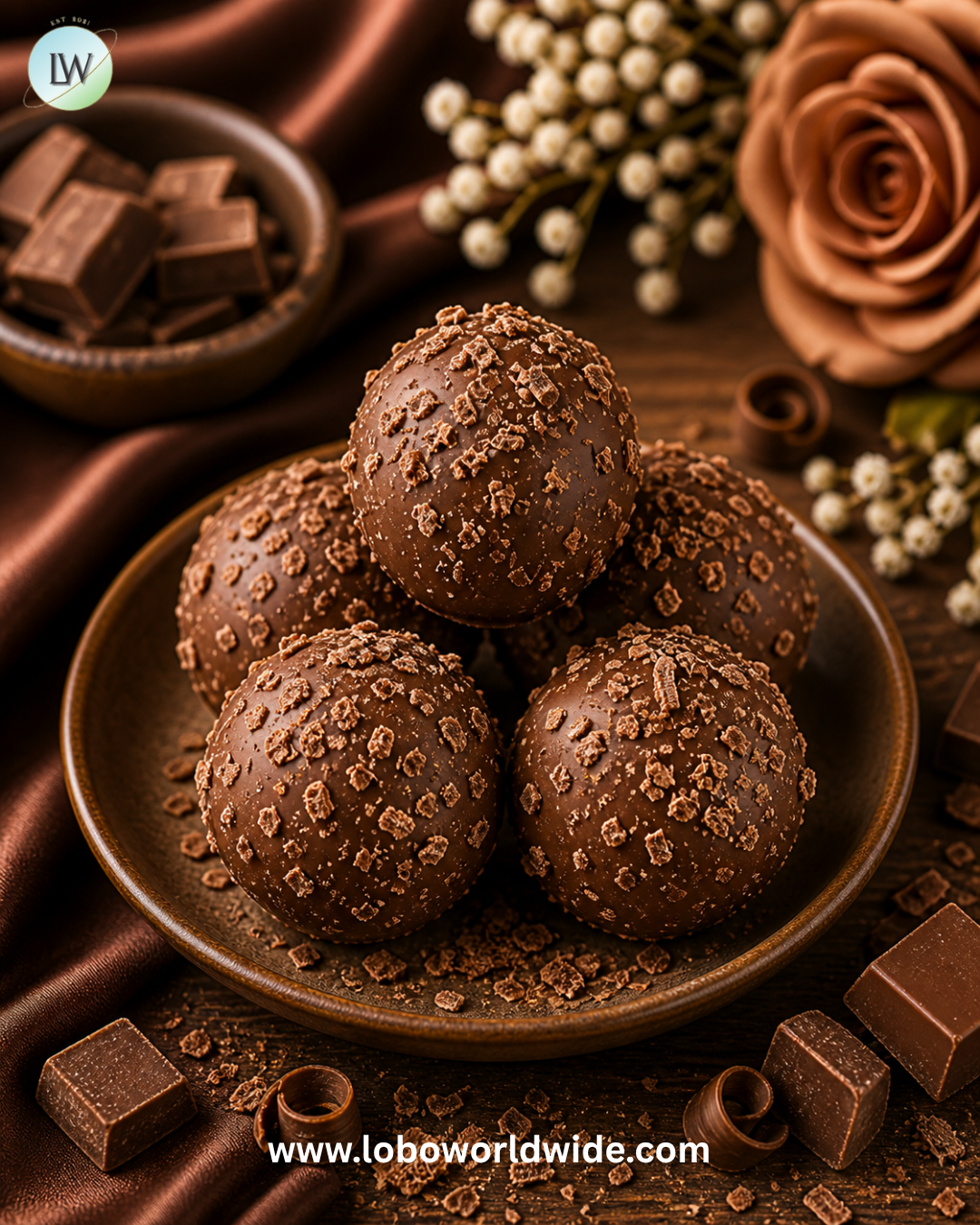 Bite Size Birnn Truffles Chocolate - 5lb