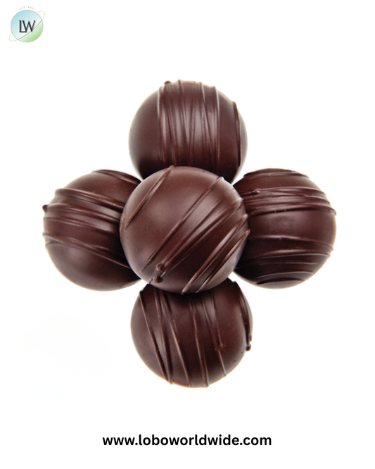Bite Size Champagne Truffles Dark Chocolate Birnn - 5lb