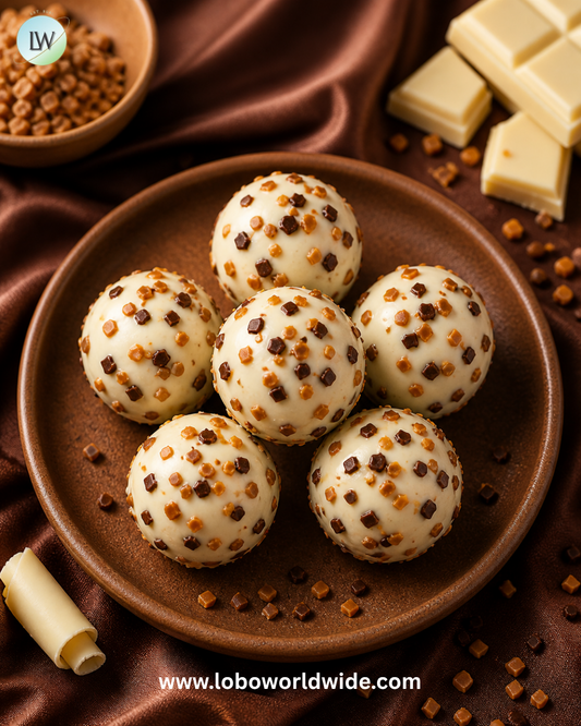 Bite Size Tiramisu White Chocolate Birnn Truffles - 5lb