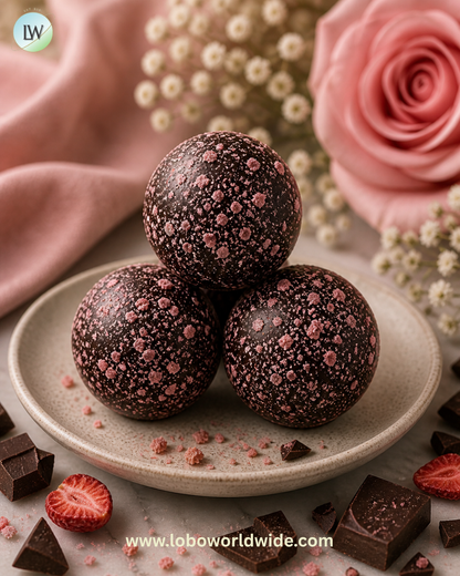 Dessert Truffles Dark Chocolate Birnn - 24ct