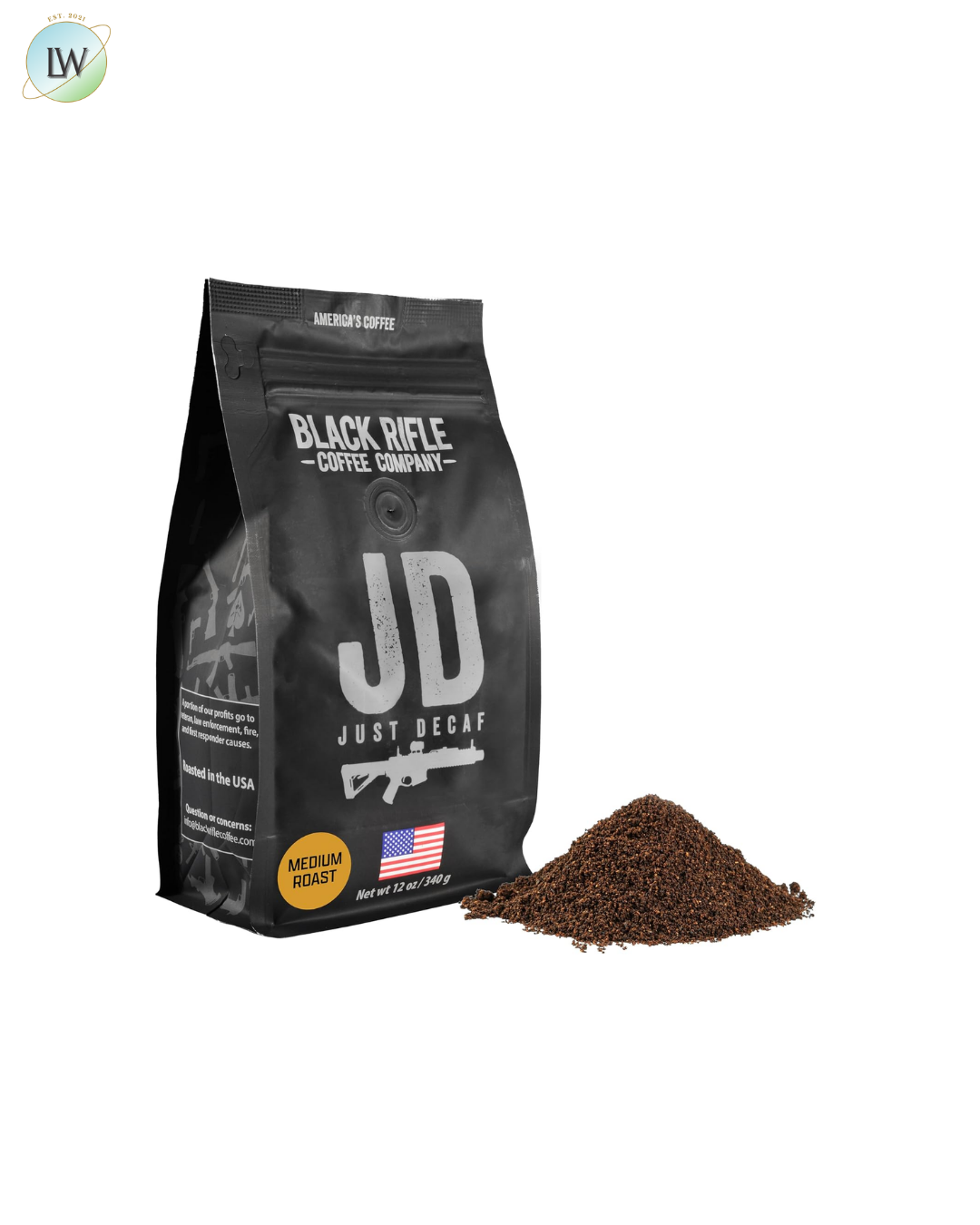 Black Rifle Coffee Medium Roast Ground Coffee, 12 oz. (Various Flavours)