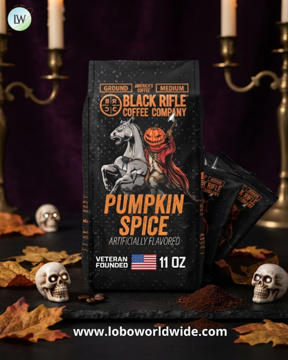 Black Rifle Coffee Medium Roast Ground Coffee, Pumpkin Spice, 11 oz.