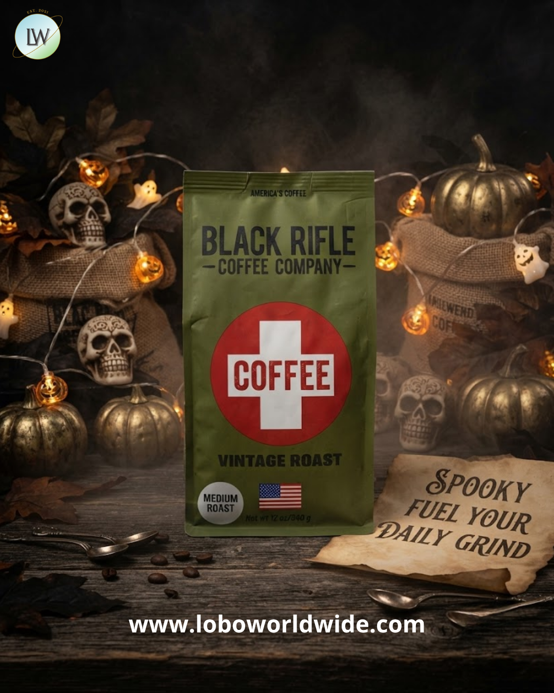 Black Rifle Coffee Medium Roast Ground Coffee, 12 oz. (Various Flavours)