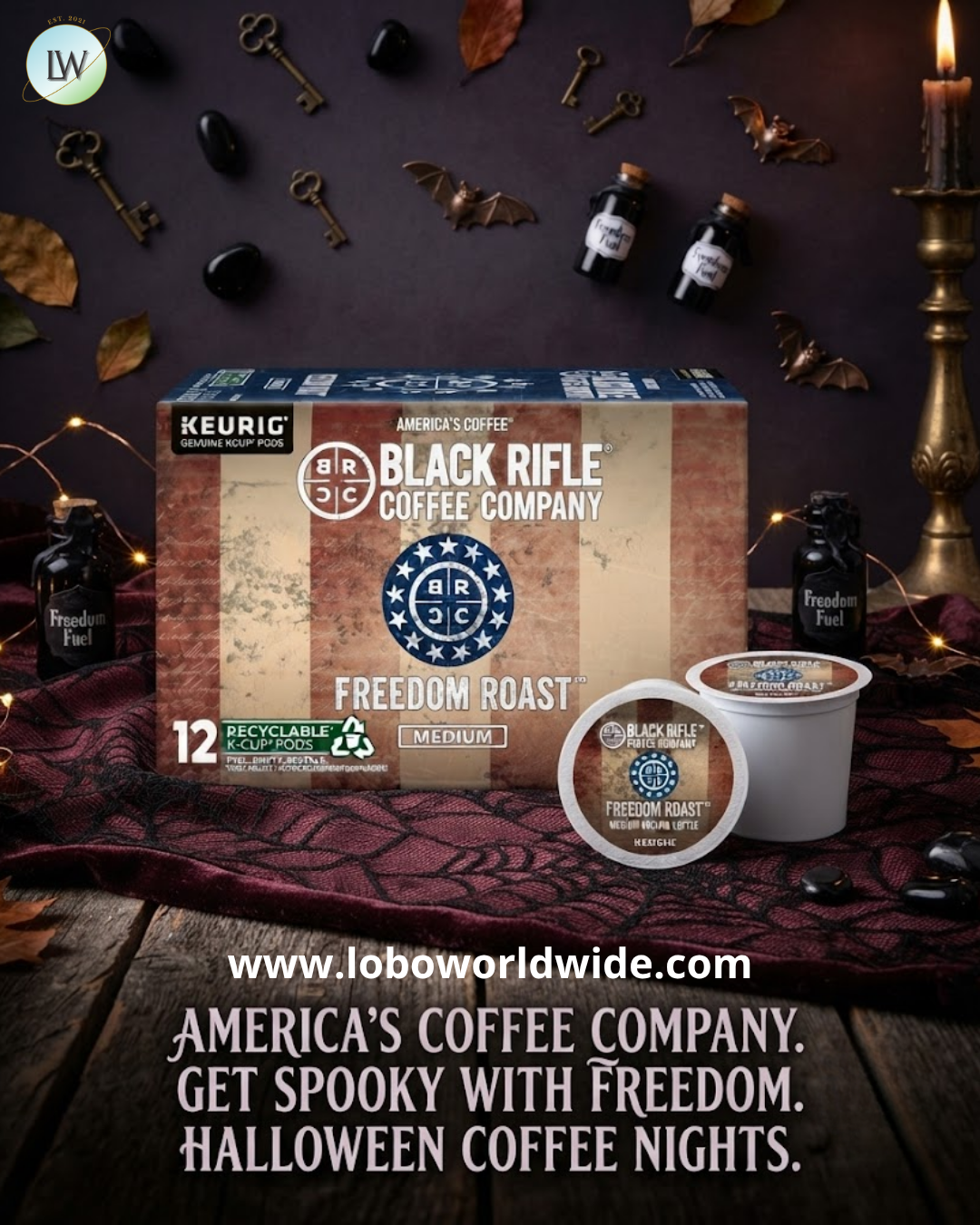 Black Rifle Coffee Medium Roast K Cup Coffee, 0.39 oz, 12 ct. (Various Flavours)