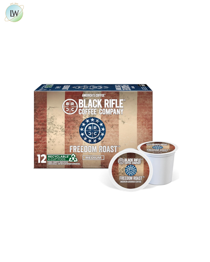 Black Rifle Coffee Medium Roast K Cup Coffee, 0.39 oz, 12 ct. (Various Flavours)
