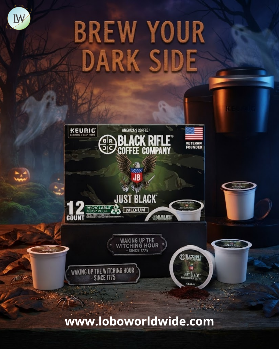Black Rifle Coffee Medium Roast K Cup Coffee, 0.39 oz, 12 ct. (Various Flavours)